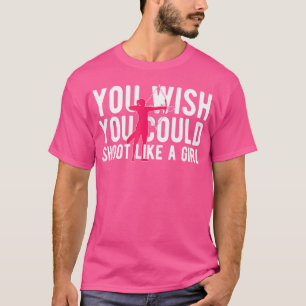 Camiseta Como Uma Garota Arqueira Arco e Flecha Amante do A