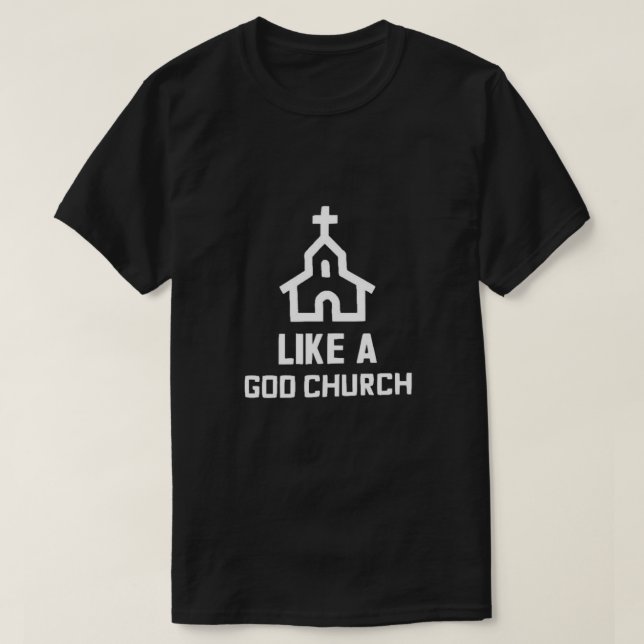Camiseta Como Uma Igreja de Deus (BRANCO) - Bro-Equipe 10 D (Frente do Design)