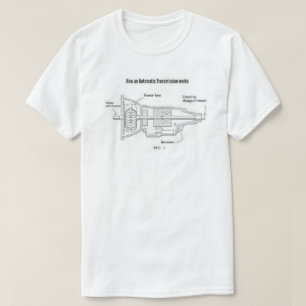 Camiseta Como uma transmissão automática trabalha
