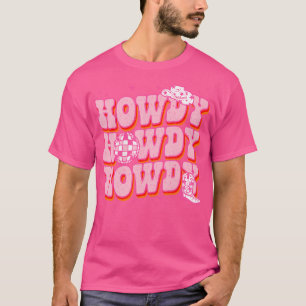Camiseta Como Vaca rosa-rosa no interior do oeste do sul