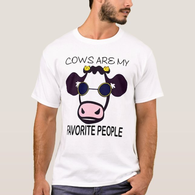 Camiseta Como Vacas mais do que Pessoas (Frente)