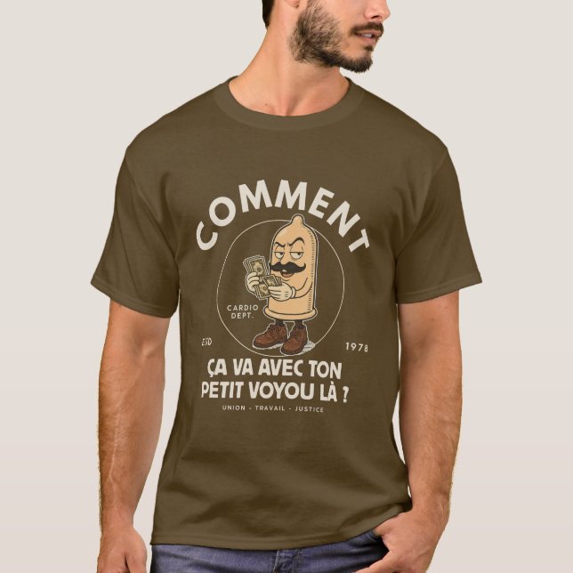 Camiseta Como vai com o teu pequeno malandro aí? (Frente)