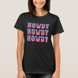 Camiseta Como vai Cowgirl Rodeio Ocidental Retrô Vintage Pa