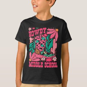 Camiseta Como vai Escola Secundária Ocidental Garota País R