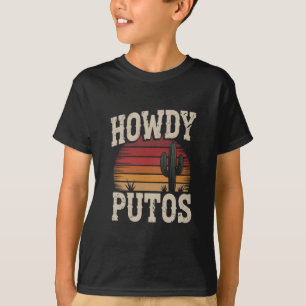 Camiseta Como vai Putos Cacto Engraçado Retro Vintage
