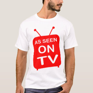 Camiseta Como visto na tevê
