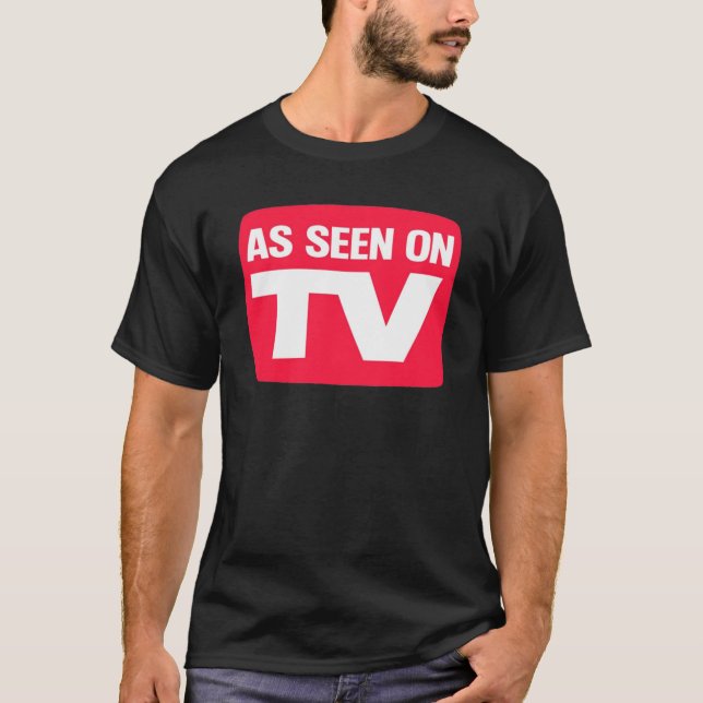 Camiseta Como visto na TV Essential (Frente)
