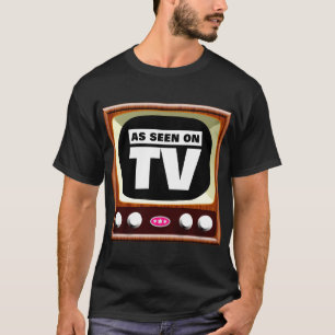 Camiseta Como visto na TV - TV retrorreflectora - Personali