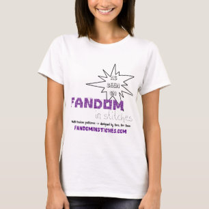 Camiseta Como visto no Fandom nos pontos