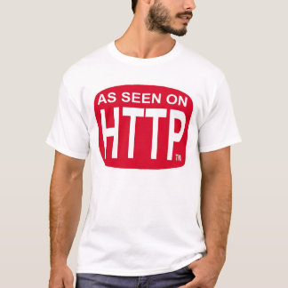 Camiseta Como visto no HTTP