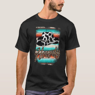 Camiseta COMO VOCÊ ESTÁ País Serape Leopardo Vaqueiro do S