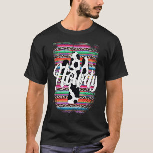 Camiseta COMO VOCÊ ESTÁ Vaca Leopardo Cacto Serape Estampa