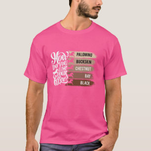 Camiseta Como Você Gosta Do Seu Café, Eq Amante de os anima