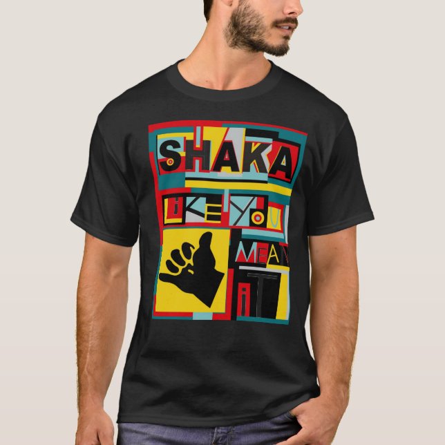 Camiseta como você meio ele (Frente)