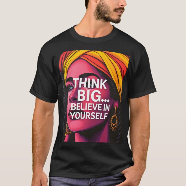 Camiseta Comoda Playera Con Hermoso Mensaje Motivador (Frente)
