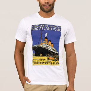 Camiseta Compagnie de Navigation Sud-Atlantique