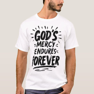 Camiseta Compaixão de deuses perdura eternamente fé cristã
