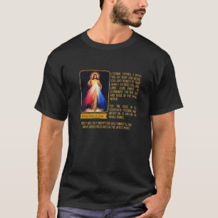 Camiseta Compaixão divino Capela da Imagem Jesus Novena Pra