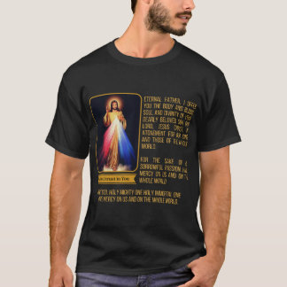 Camiseta Compaixão divino Capela da Imagem Jesus Novena Pra