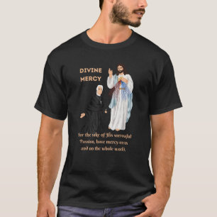 Camiseta Compaixão divino Jesus e Santo Faustina