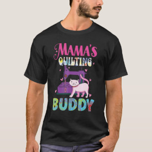 Camiseta Companheira de Colcha da Mamãe Gato Esgoto Costura