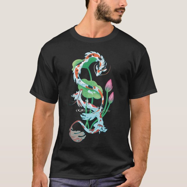 Camiseta Companheiro de Dragão Koi (Frente)