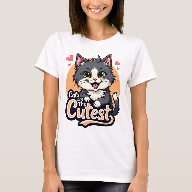 Camiseta Companheiro de Gato legal (Frente)