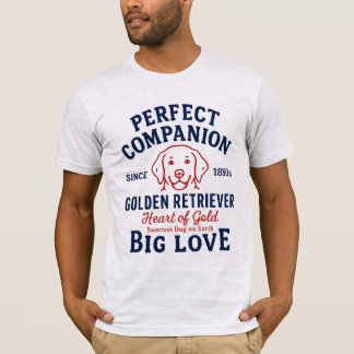 Camiseta Companheiro Definitivo do Golden Retriever