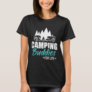 Camiseta Companheiros De Acampamento Para A Vida Caravana R