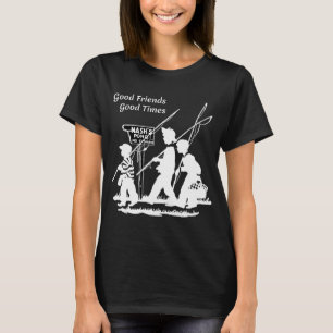 Camiseta Companheiros de Pesca Bons Amigos Boas Momentos
