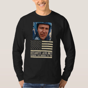Camiseta Companhia Aérea Desantis Trazendo a fronteira para