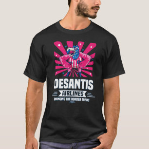 Camiseta Companhia Aérea Desantis Trazendo a fronteira para