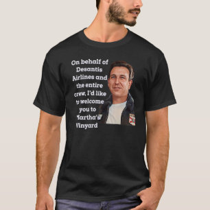 Camiseta Companhia Aérea Desantis Trazendo a fronteira para