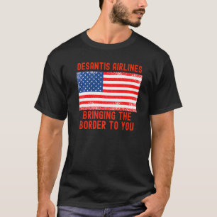 Camiseta Companhias Aéreas DeSantis Marthas Vineyard Meme