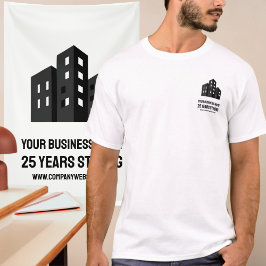 Camiseta Company Business Logo Celebrating # Years Custom