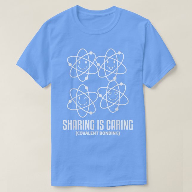 Camiseta Compartilhamento É Comportamento Covalente De Ciên (Frente do Design)