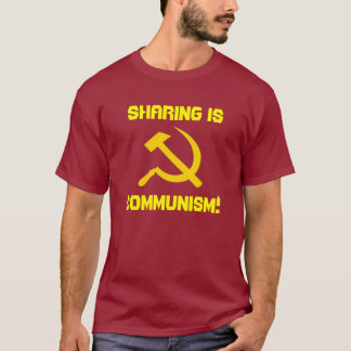 Camiseta Compartilhar é comunismo!