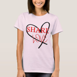 Camiseta Compartilhe design de Positividade Fácil de Compar