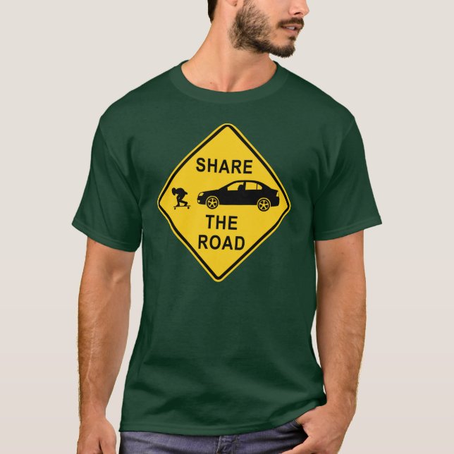 Camiseta Compartilhe do sinal de estrada (Frente)