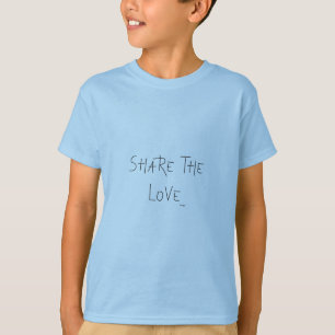 Camiseta Compartilhe o amor - tipografia, Legal