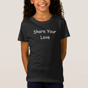 Camiseta Compartilhe seu amor Mensagem Inspiracional T-Shir