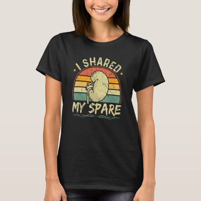 Camiseta Compartilhei O Meu Doador De Orgões Renais Poupáve (Frente)