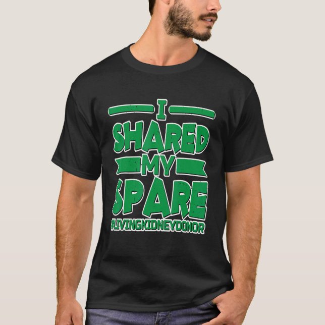 Camiseta Compartilhei o meu poupador de doador (Frente)