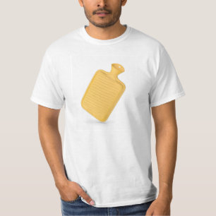 Camiseta Compartimento de aquecimento amarelo com água quen