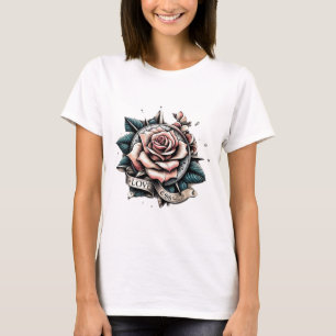 Camiseta Compass do Coração: Guiando a Felicidade"
