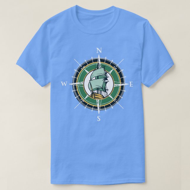 Camiseta Compass Náutico (Frente do Design)