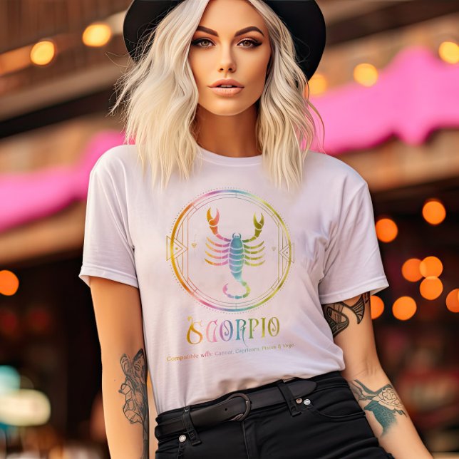 Camiseta Compatibilidade Scorpio Projetada (Criador carregado)