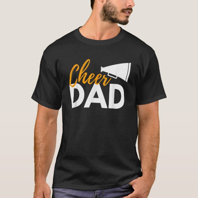 Camiseta Compe animado do Pai Cheerleader líder de torcida  (Frente)