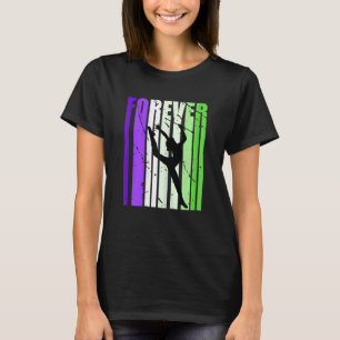 Camiseta Compe Inspirador Bonito para a ginástica Rítmica p