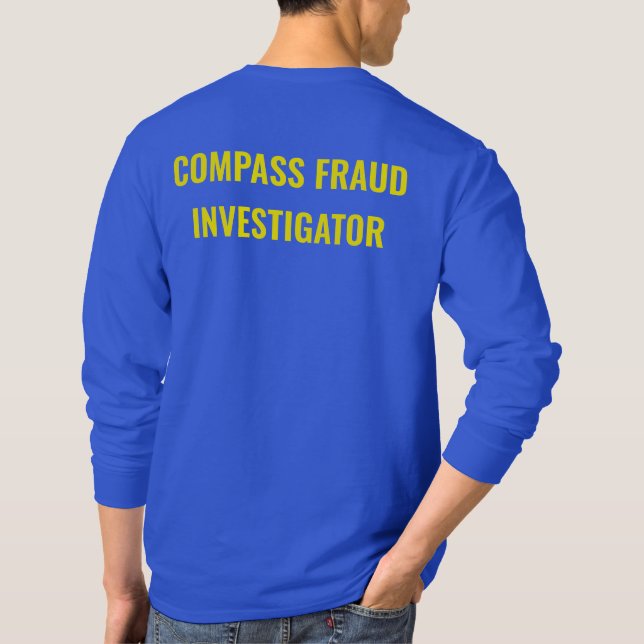 Camiseta Compensar Investigador de Fraude (Verso)